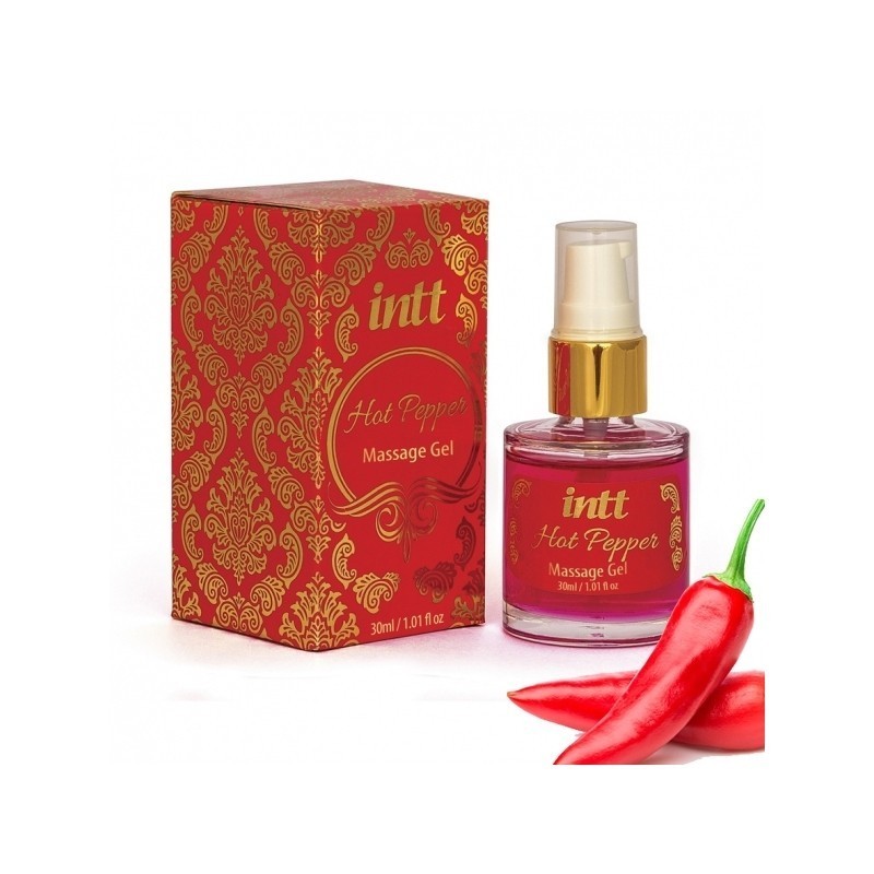 Intt – Hot Pepper Massage Gel – Warming Sensation, 30 ml