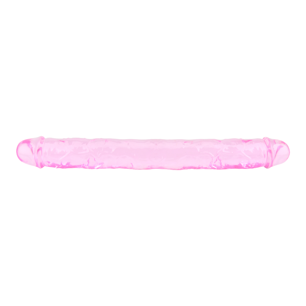 Loving Joy - 12 Inch Dubbele Dildo – Jelly Pink – 30 cm – N11949