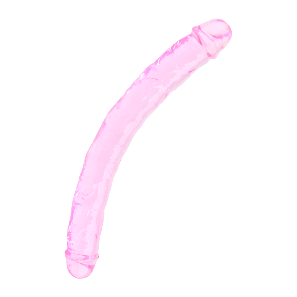 Loving Joy - 12 Inch Dubbele Dildo – Jelly Pink – 30 cm – N11949