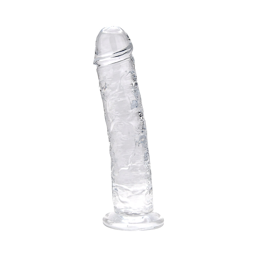 Transparante Realistische Dildo met Zuignap – 21,5 cm Inbrengbaar – N12184