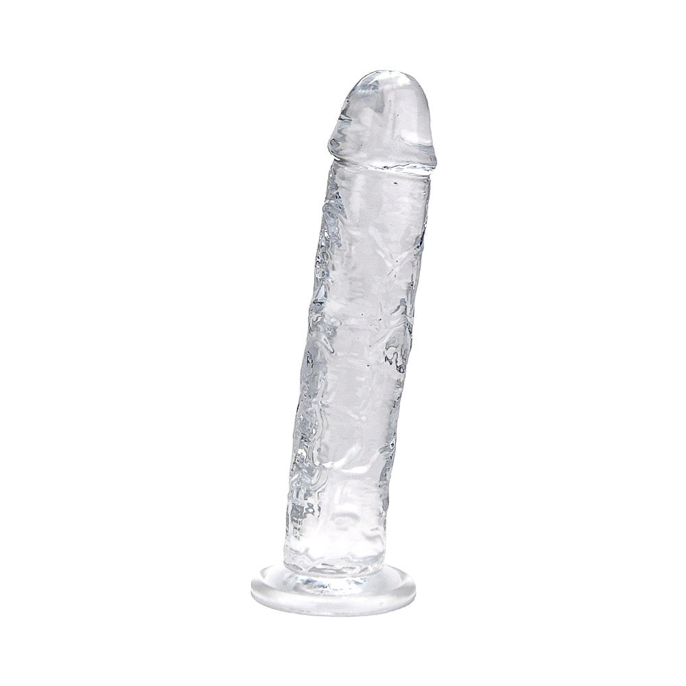 Transparante Realistische Dildo met Zuignap – 21,5 cm Inbrengbaar – N12184