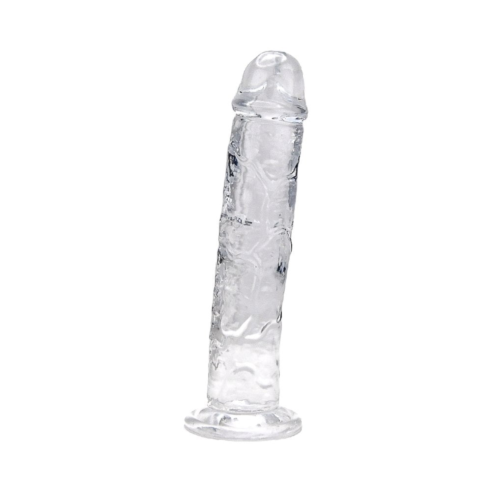 Realistische Dildo Transparant – Met Zuignap – 25,5 cm Inbrengbaar – N12185