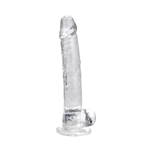 Loving Joy - 11 Inch Clear Realistic Dildo With Balls - 28 CM - N12189