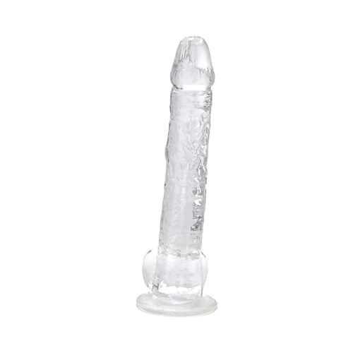 Loving Joy - 11 Inch Clear Realistic Dildo With Balls - 28 CM - N12189