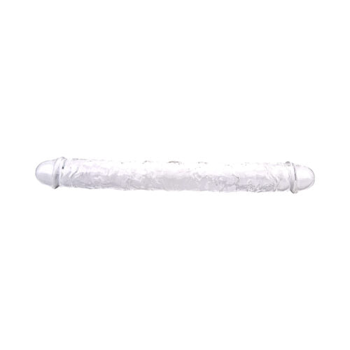 Loving Joy - 15 Inch Jelly Clear Double Dildo - Huge Size 38 CM - N12190