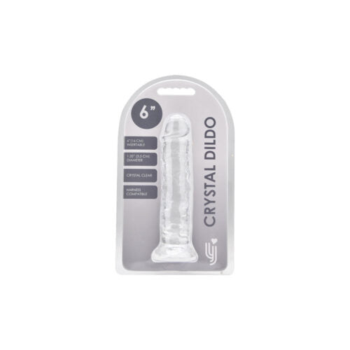 Loving Joy - Transparante 6 Inch Insertable Realistische Met Zuignap - 18 CM - N12304