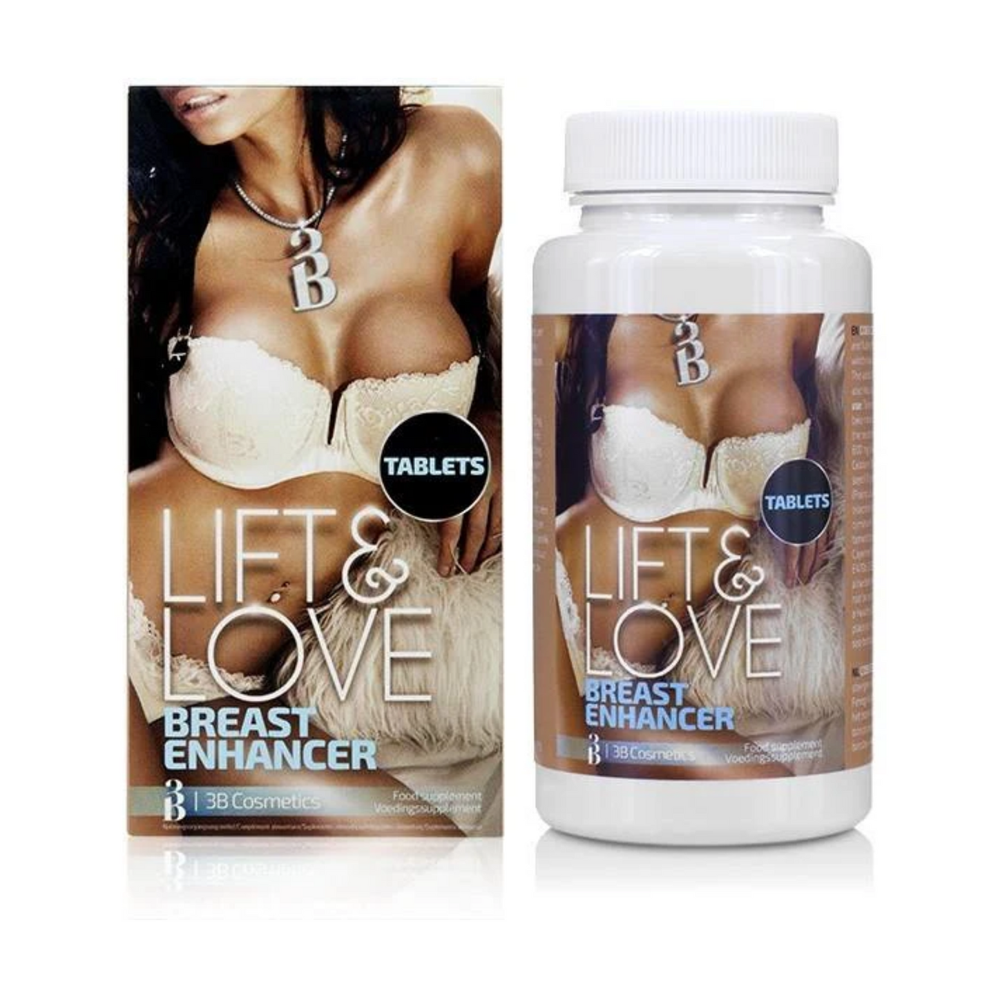 Lift & Love Borst Vergrotende Tabletten – Breast Enhancer Supplement (90 Tabs)