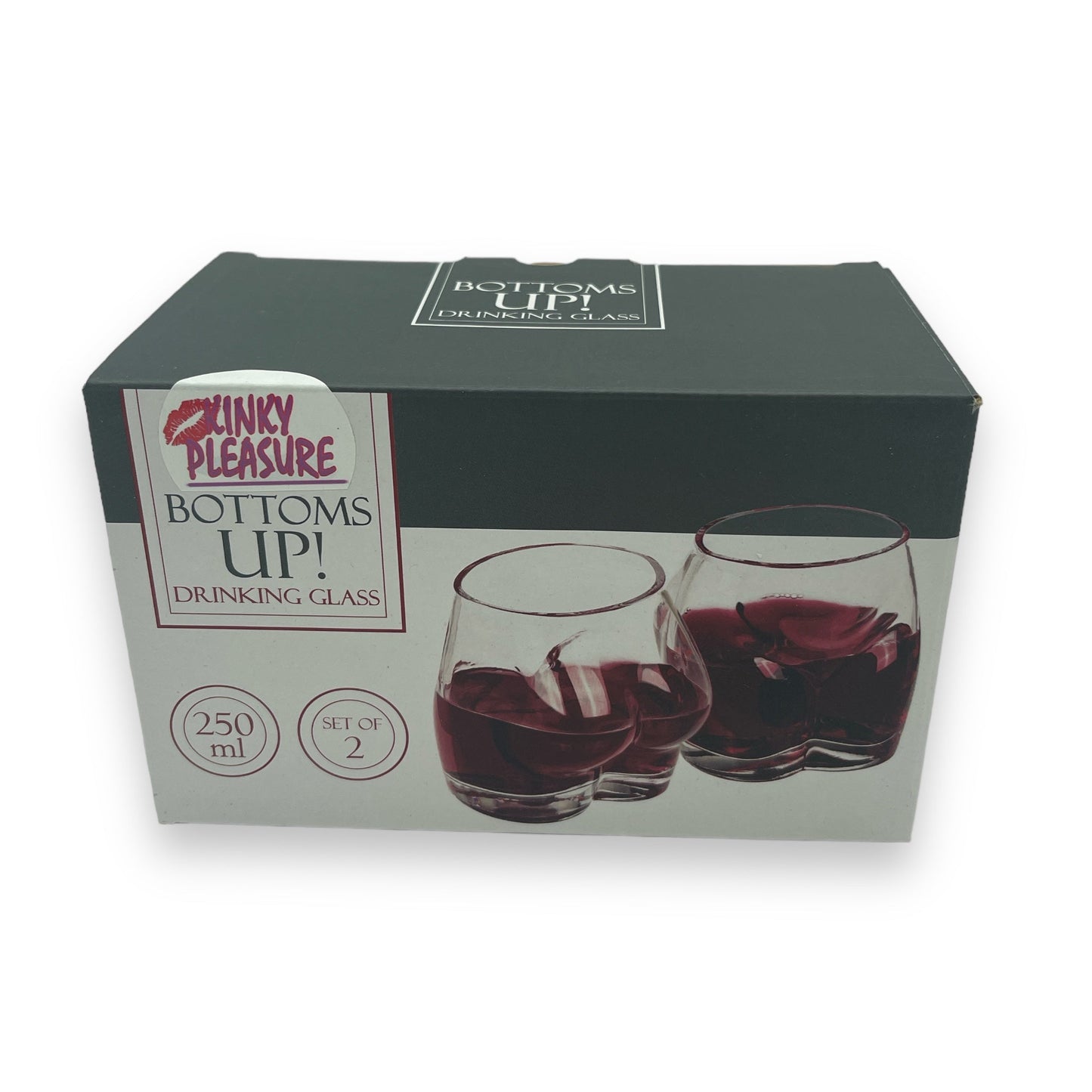 Kinky Pleasure - OB108 - Drinking Glas BOOTY 2 Pieces - 250ml
