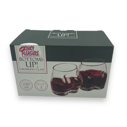 Kinky Pleasure - OB108 - Drinking Glas BOOTY 2 Pieces - 250ml
