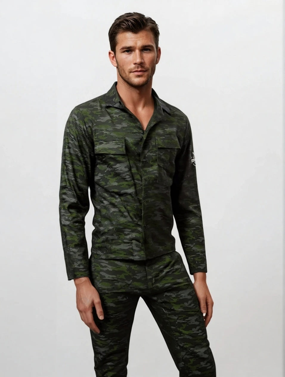 Hot Soldaten Pak voor Mannen – Militairen Pak - Sexy Militair Roleplay Outfit – M/L/XL