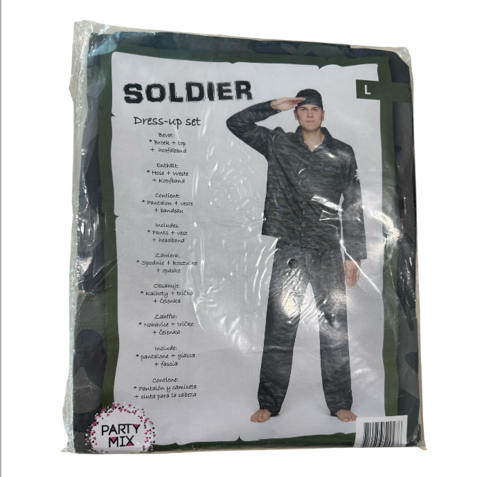 Hot Soldaten Pak voor Mannen – Militairen Pak - Sexy Militair Roleplay Outfit – M/L/XL