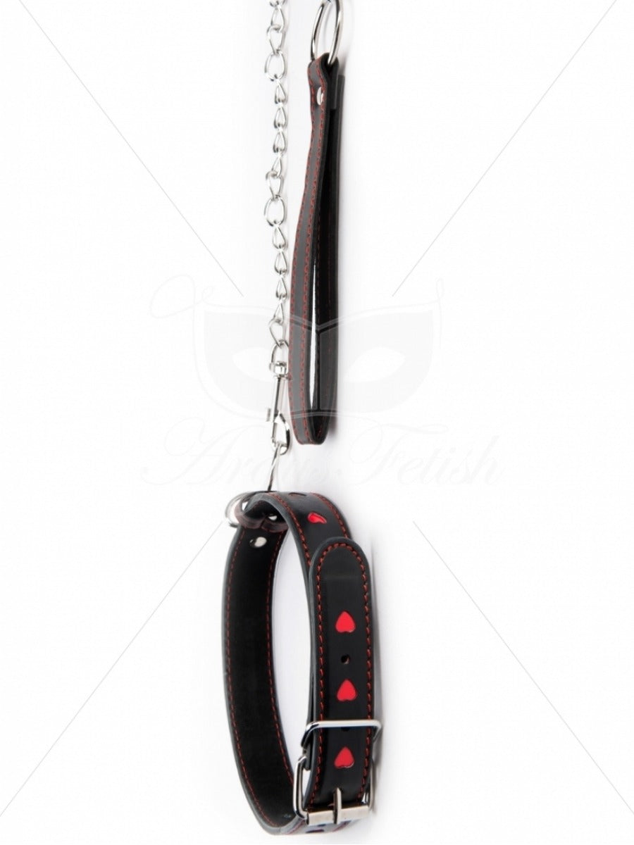 Argus Heart Collar with Leash - AF 001021