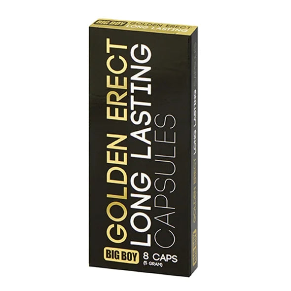 Big Boy – Golden Erect Capsules (8 stuks) - Erectiie pillen