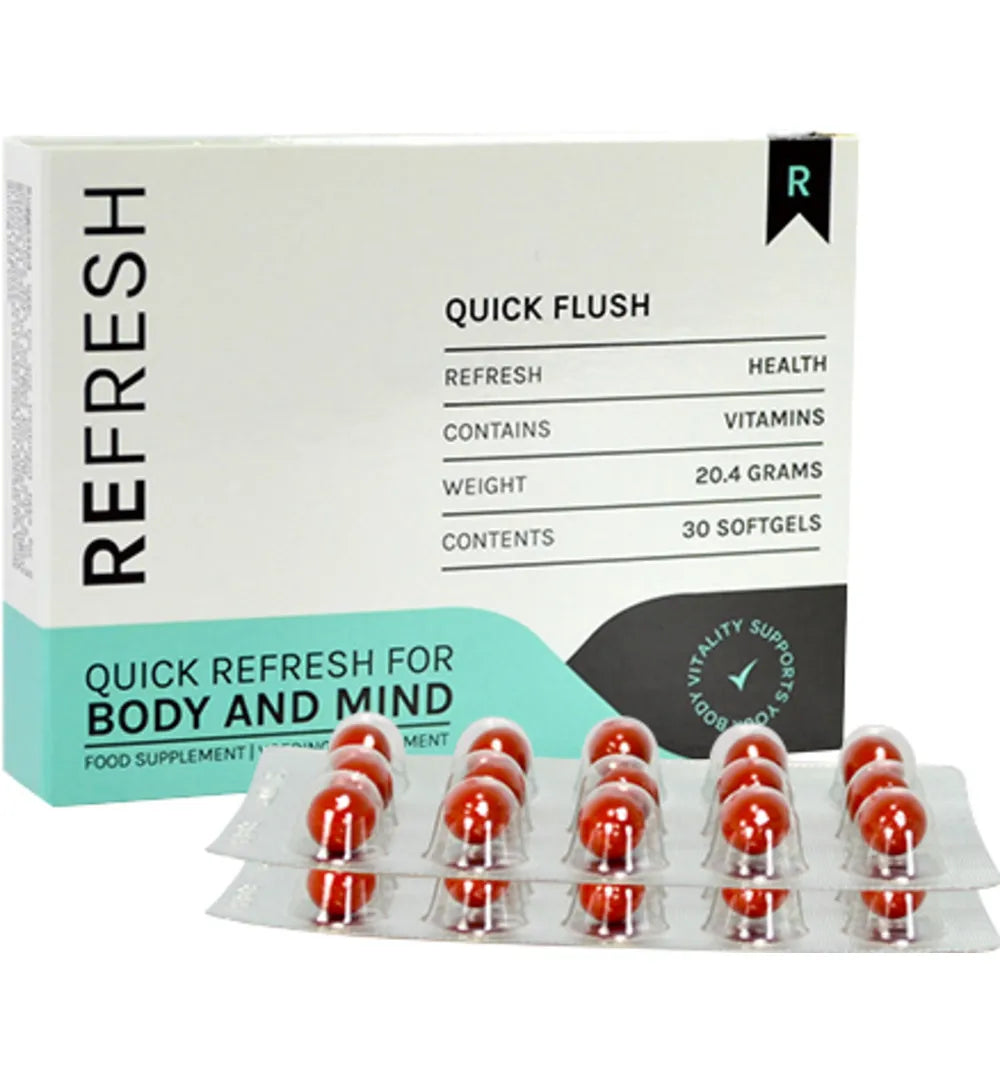 Cobeco Quick Flush – Natuurlijke Detox Capsules met Vitaminen & amp; Kruiden – 30 Capsules