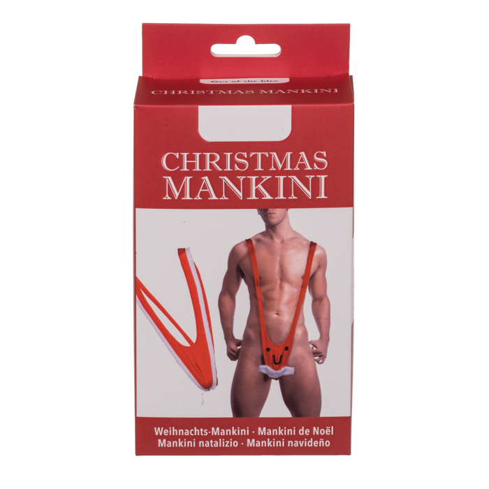 Kinky Pleasure - OB037 - Christmas Mankini - Lingery