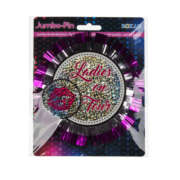 Kinky Pleasure - OB005 - Bachelorette Button / Broche XXL ''Ladies On Tour'' - 10 Pieces