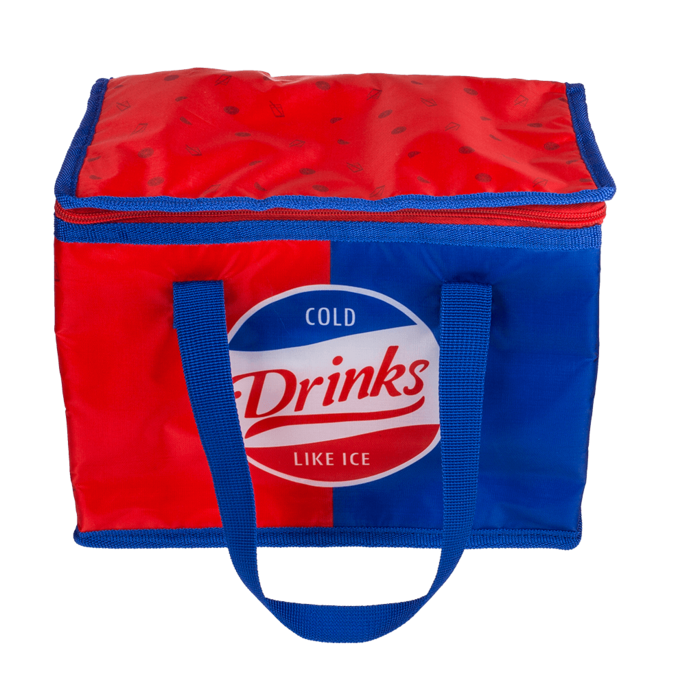 Timmy Toys - OB013 - Cooling Bag - ca. 28x20x18cm - ''Cold Drinks Like Ice'' - 10 Liter