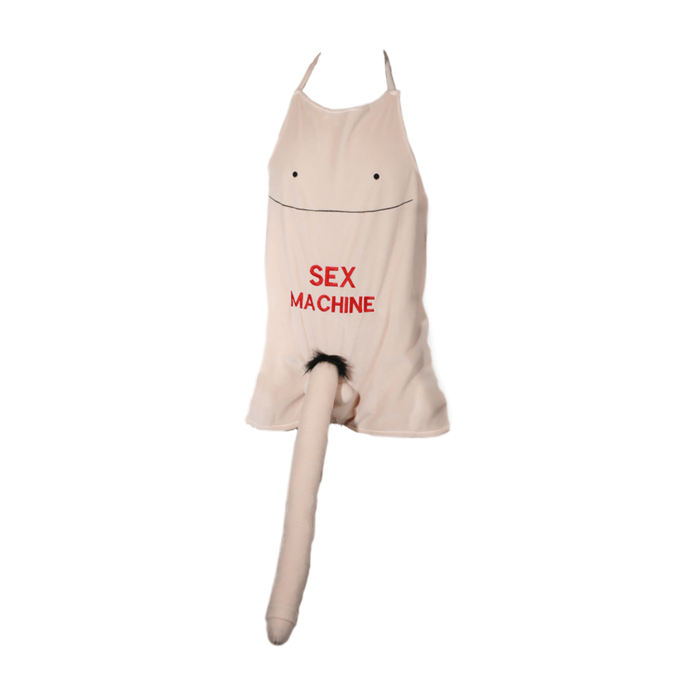 Kinky Pleasure - OB094 - Apron Mega Penis - SEX MACHINE - Beige