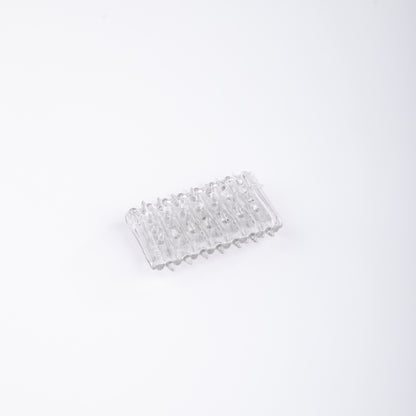 CockSleeve 2-Pack – Transparante & Blauwe Penis Sleeves met Textuur