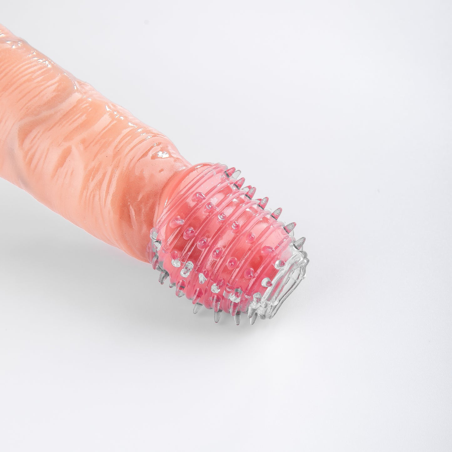 CockSleeve 2-Pack – Transparante & Blauwe Penis Sleeves met Textuur