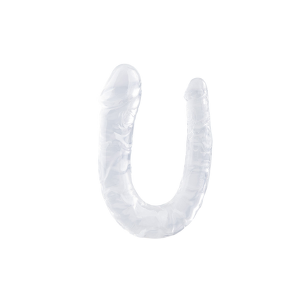 Clear Double Dong – Realistische Dubbele Dildo 29 cm