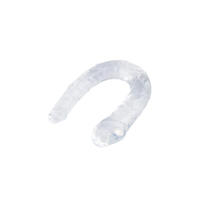 Clear Double Dong – Realistische Dubbele Dildo 29 cm