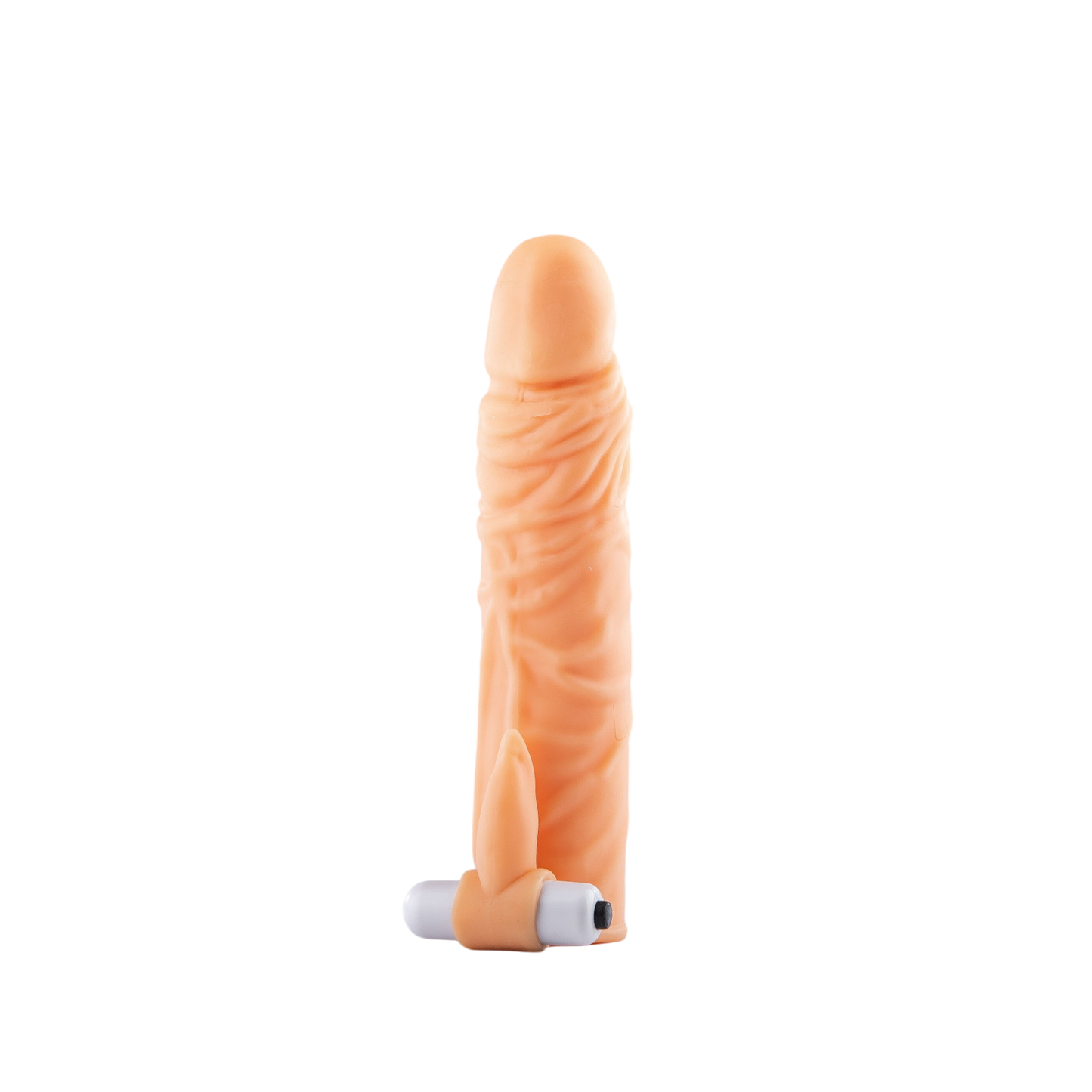 Vibrerende Penis Sleeve met Uitneembare Bullet