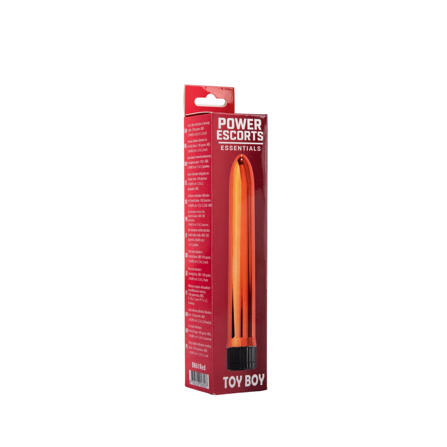Toy Boy Classic Vibrator - 18 CM - Available in 6 Colors