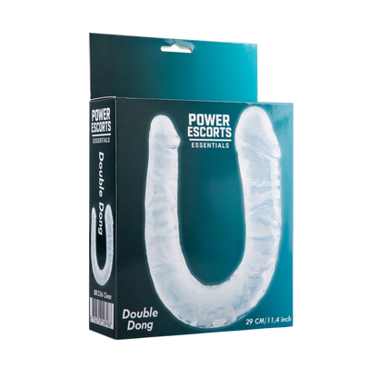 Clear Double Dong – Realistische Dubbele Dildo 29 cm