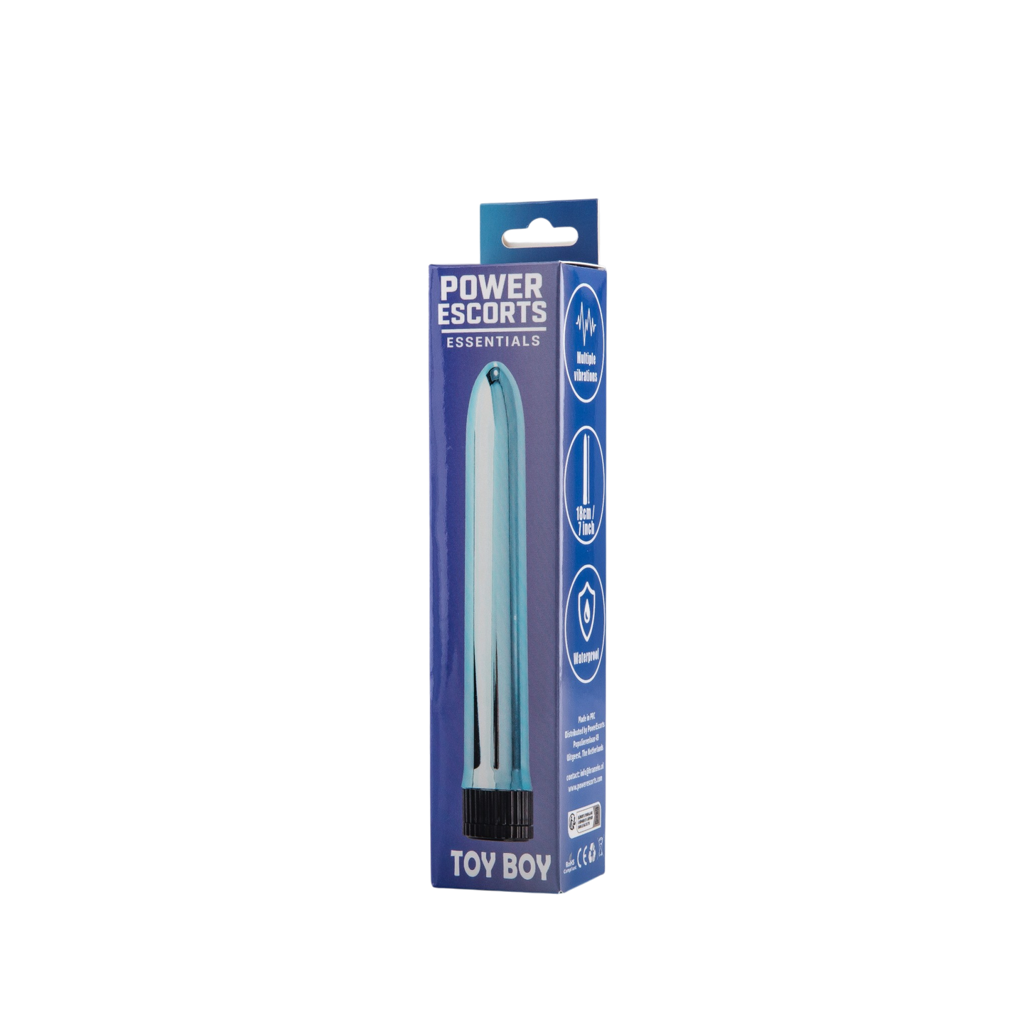 Toy Boy Classic Vibrator - 18 CM - Available in 6 Colors