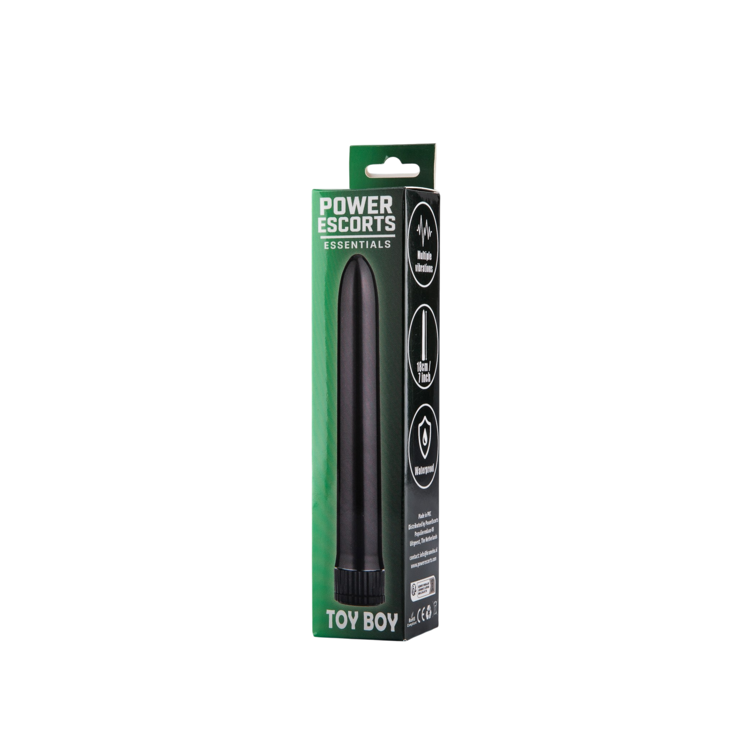 Slim Black Vibrator with Multiple Vibration Modes