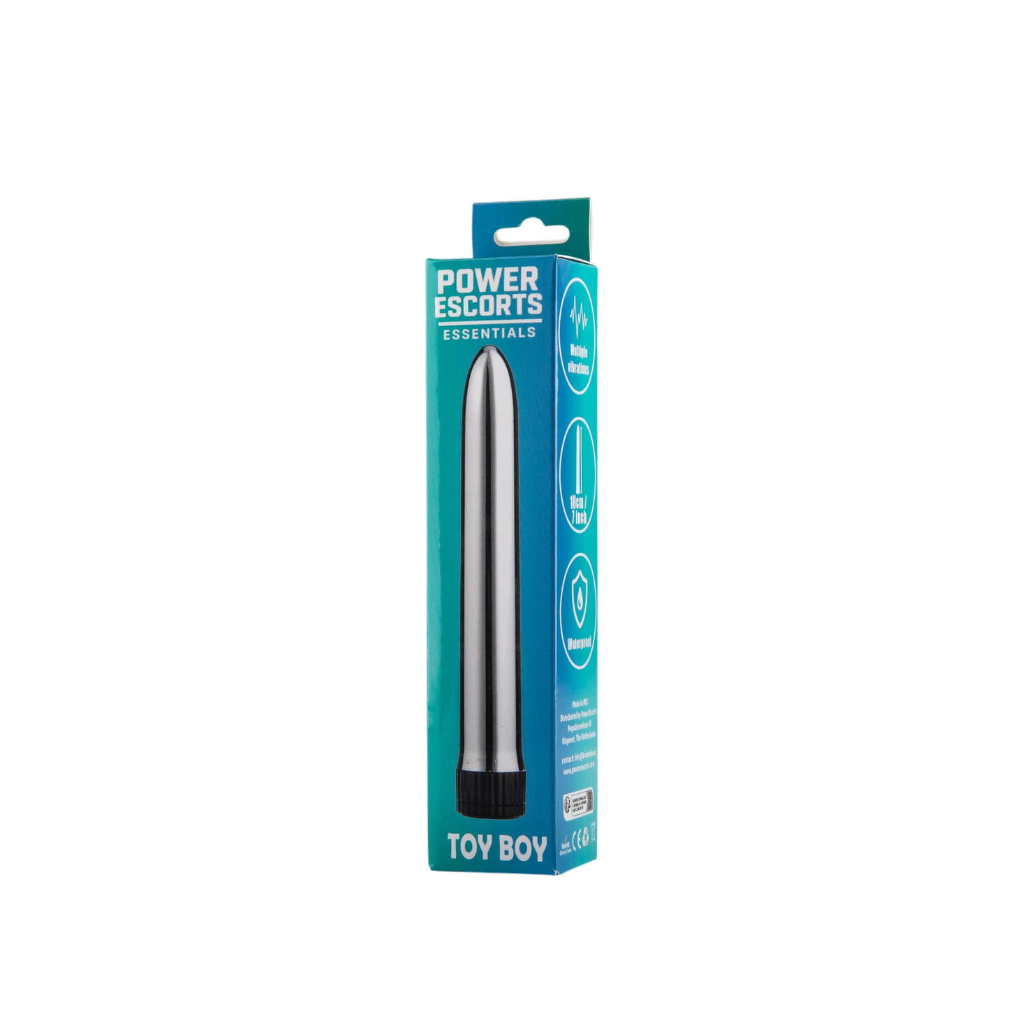 Toy Boy Classic Vibrator - 18 CM - Available in 6 Colors