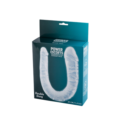 Clear Double Dong – Realistische Dubbele Dildo 29 cm