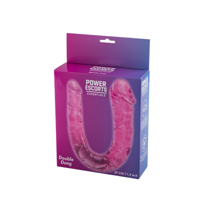 Clear Double Dong – Realistische Dubbele Dildo 29 cm
