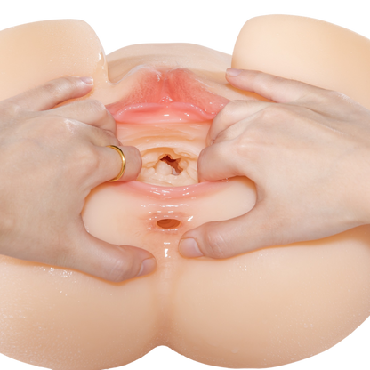 XXL Realistische Vibrerende Masturbator met Pussy & Ass – 5 kg