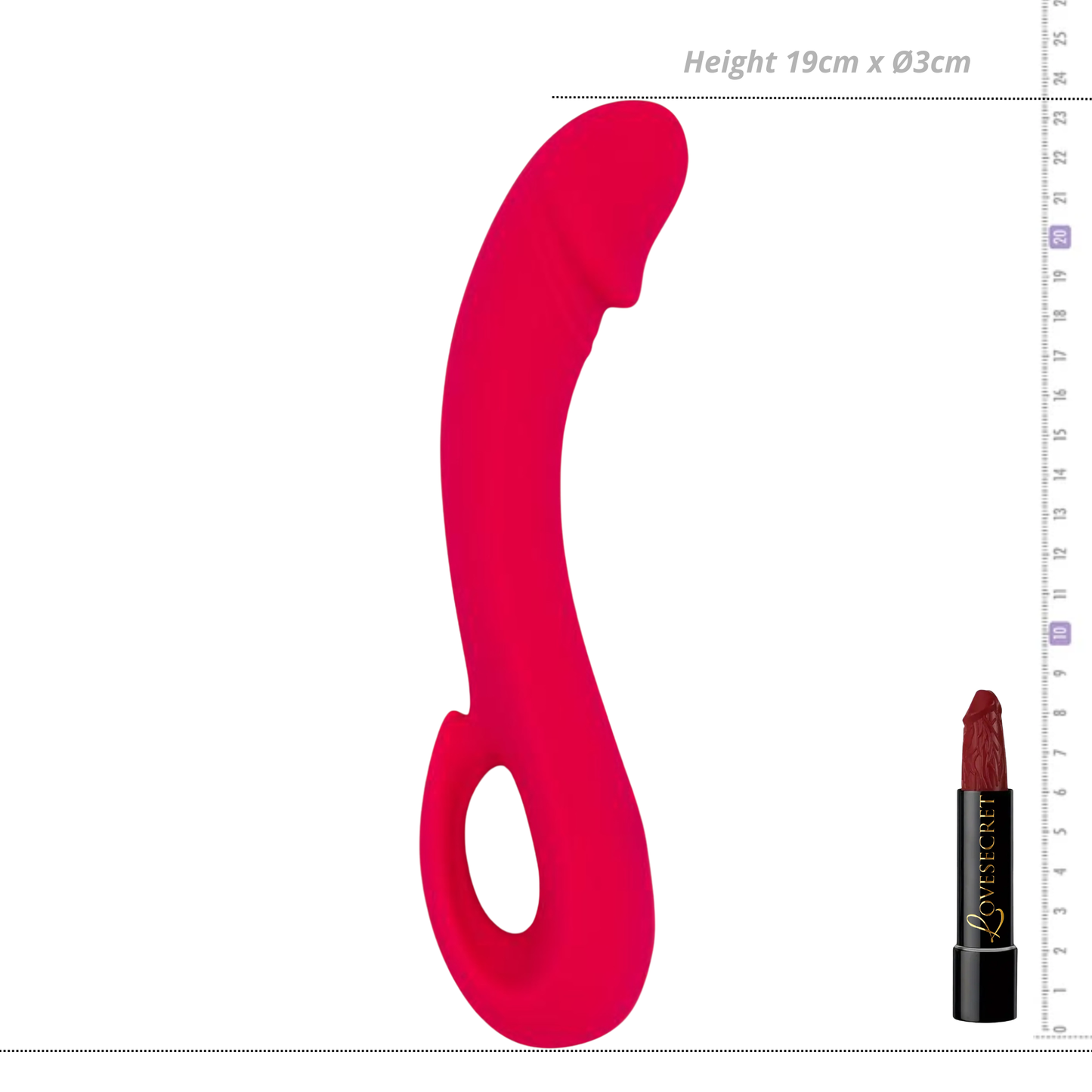 Flexibele G-Spot Vibrator met Handgreep – USB Oplaadbaar
