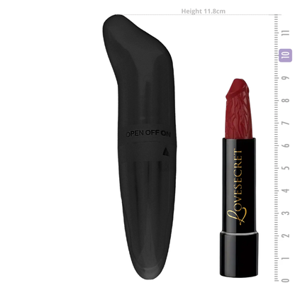 Dolfijn Mini Vibrator Zwart 11.8cm