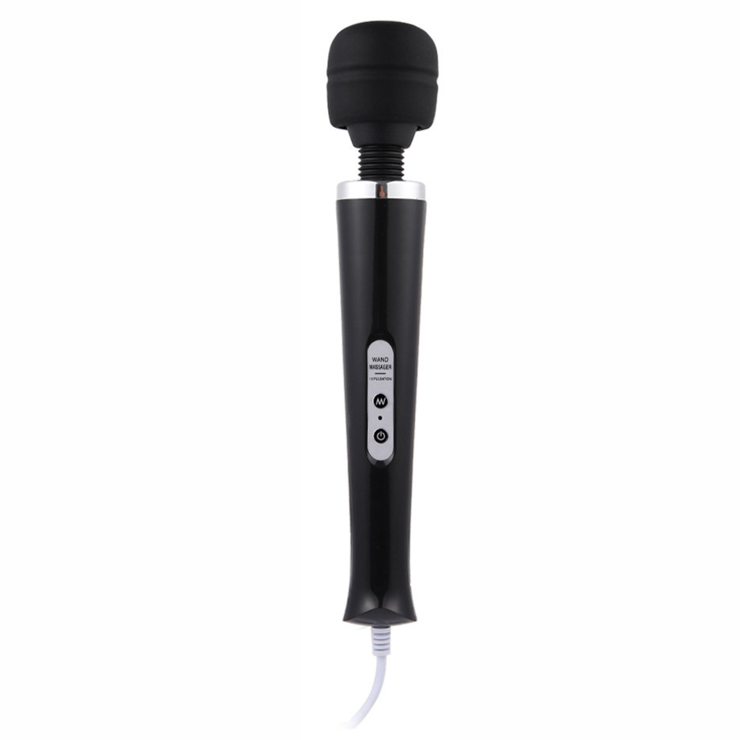 Luxe Wand Massager – Krachtige Vibraties met Bedrade Controle (32,5 cm, Zwart)