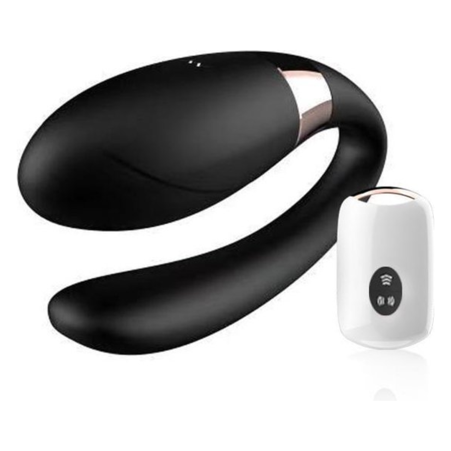 U-Vibe Couples Vibrator met Afstandsbediening – Zwart