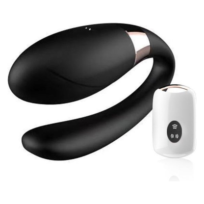 U-Vibe Couples Vibrator met Afstandsbediening – Zwart