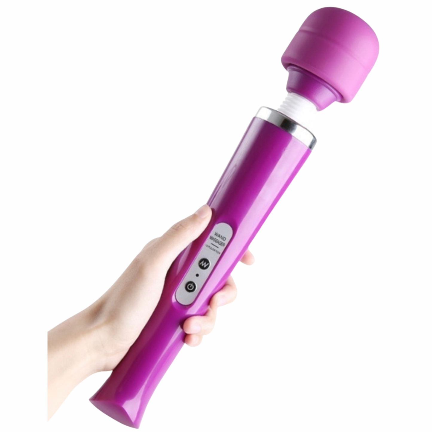 Wand Massager – Oplaadbare Krachtige Multi-Speed Vibrator (32.5cm Paars)