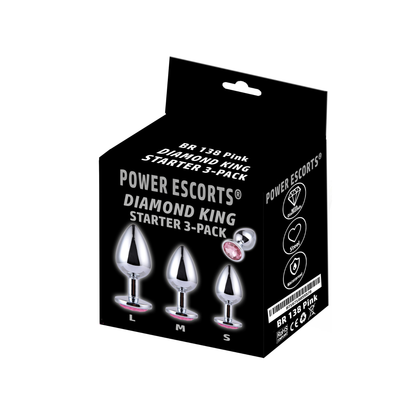 Starters Buttplug Set Met Roze Kristal