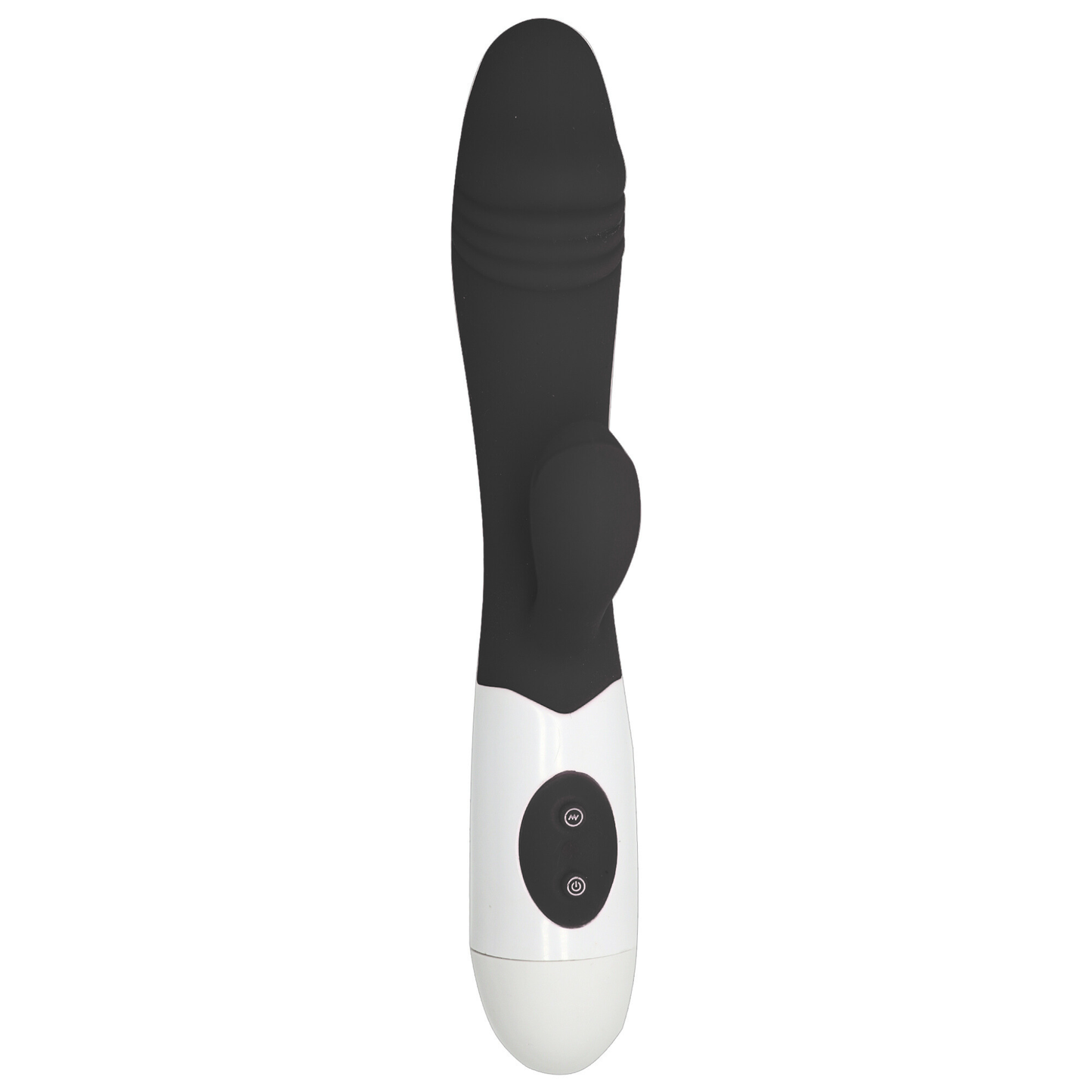 Zwarte Siliconen Rabbit Vibrator met 10 Vibratiestanden