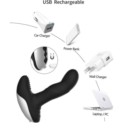 Verwarmende Prostaat Vibrator met Afstandsbediening