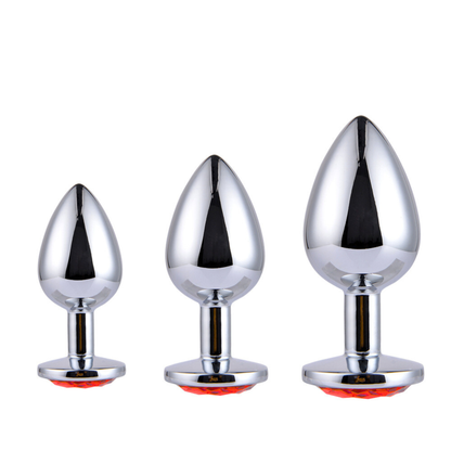 Starters Buttplug Set Met Rood Kristal