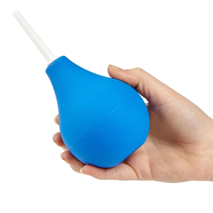 Anale Douche 220ml – Zachte Reinigingsballon met Slank Tuitje Blauw