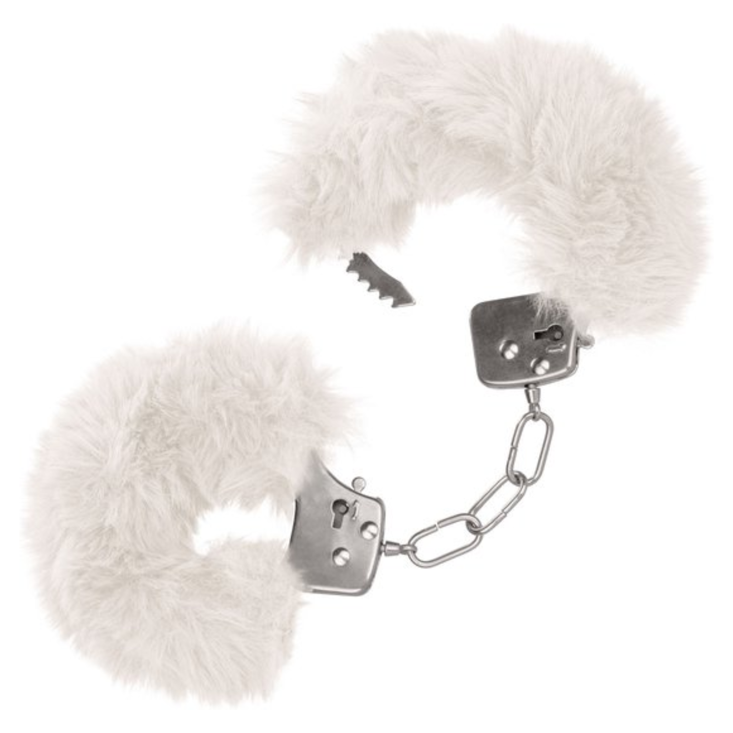 Fluffy Handboeien in Wit