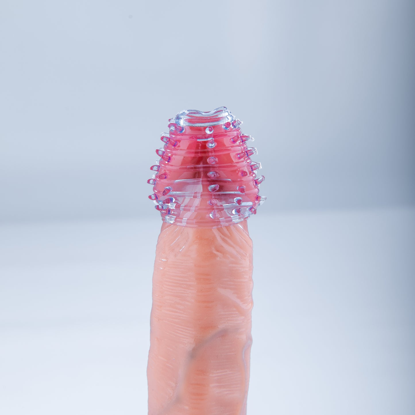 CockSleeve 2-Pack – Transparante & Blauwe Penis Sleeves met Textuur