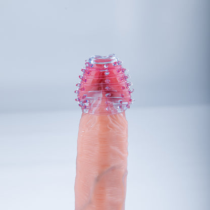 CockSleeve 2-Pack – Transparante & Blauwe Penis Sleeves met Textuur