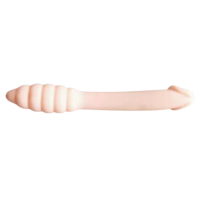 Rocket Dong Dubbelzijdige Dildo – 20,3cm - Beige